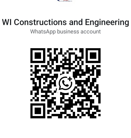 WhatsApp QR code for the W&I Constructions and Engineering business account